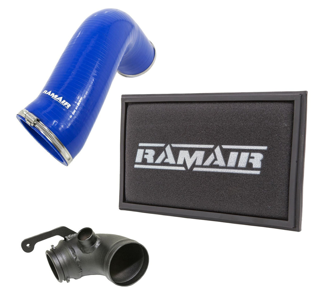 Filtro de aire Ramair para panel, manguera de admisión y codo turbo para Audi S3 8V, TTS 8S y VW Golf GTI/R Mk7