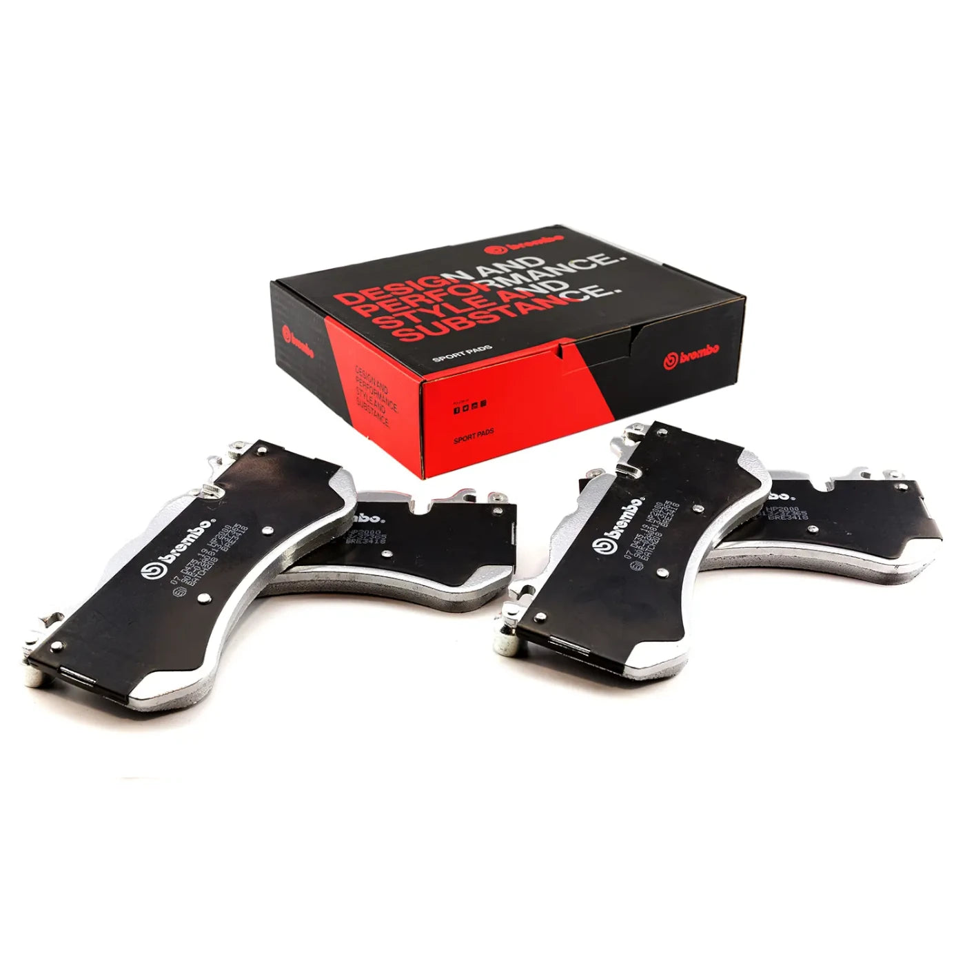 Brembo Sport HP2 Front Brake Pads - 07.D435.19 - Mercedes E63 W212