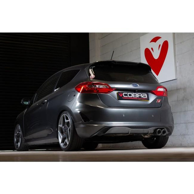 Sistema de escape con válvula turbo-back Cobra Sport para Ford Fiesta ST Mk8 