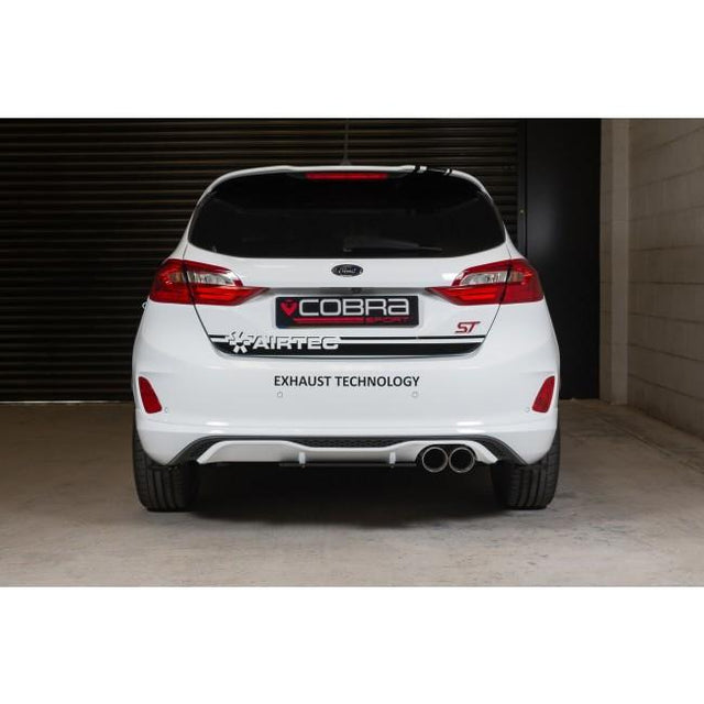 Cobra Sport Ford Fiesta ST Mk8 Cat-Back Valved Exhaust System