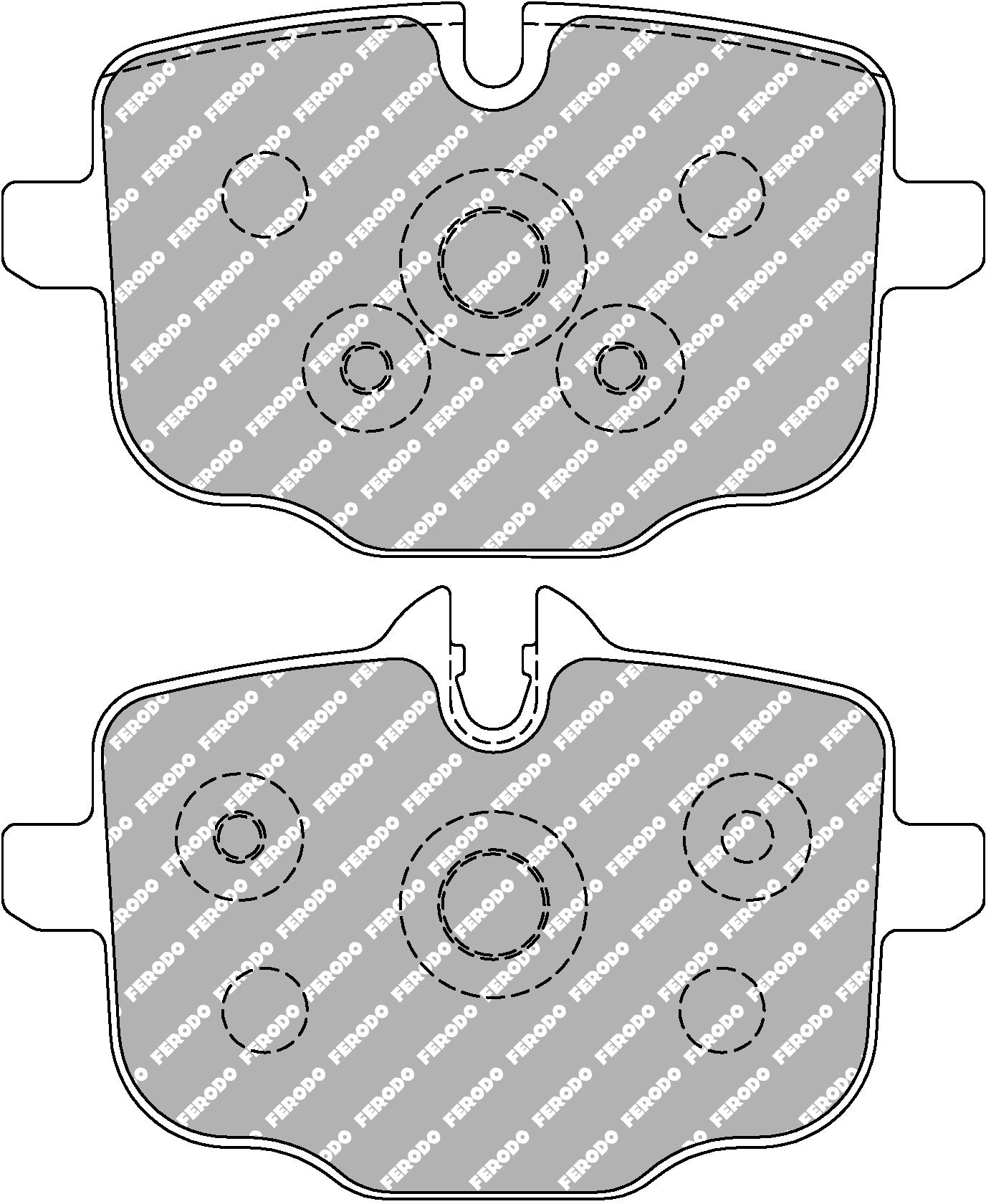 Ferodo Racing Rear Brake Pads - BMW M5 F10 & M6 F12/F13