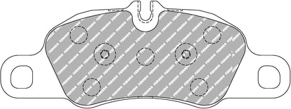 Ferodo Racing Front Brake Pads - Porsche Boxster/Cayman S/GTS 2.5 718