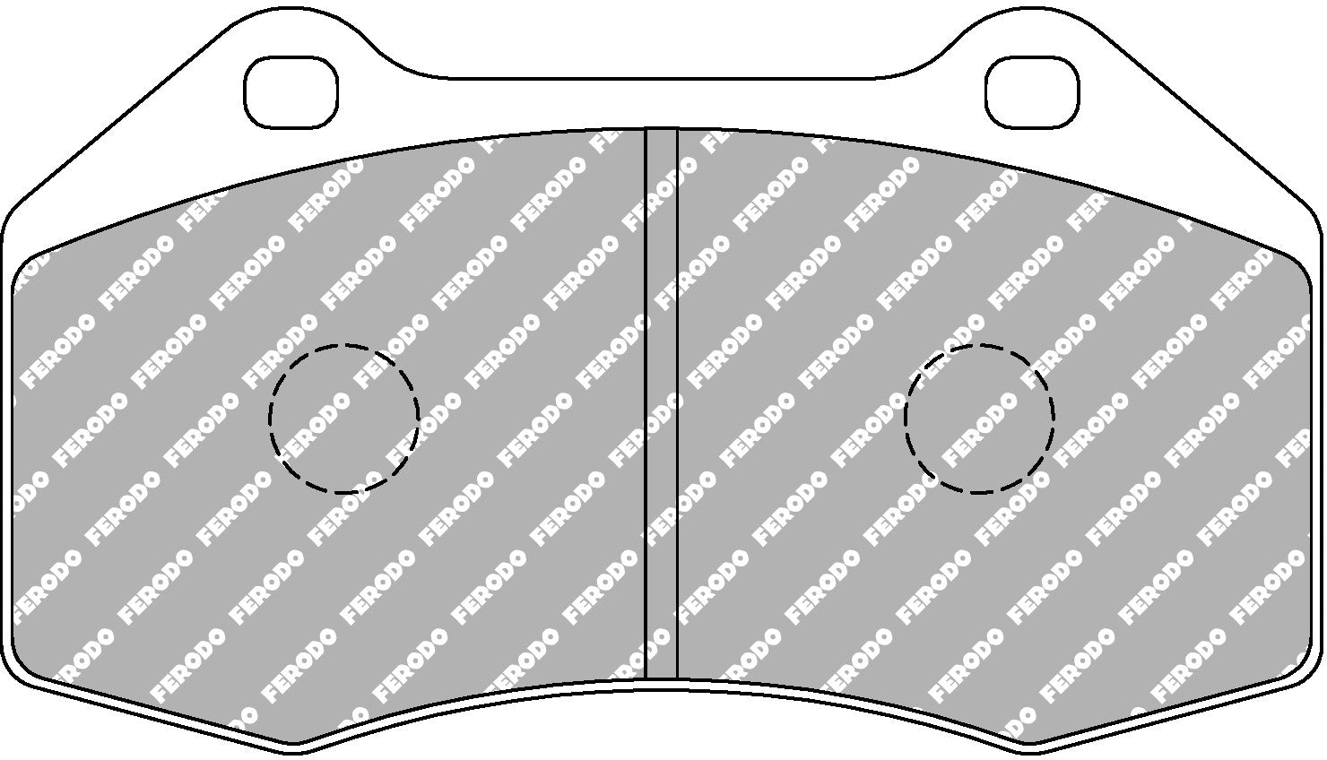 Ferodo Racing Front Brake Pads - Renault Clio RS Mk3 197/200
