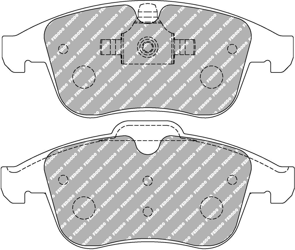 Ferodo Racing Front Brake Pads - Renault Clio RS Mk4 200/220