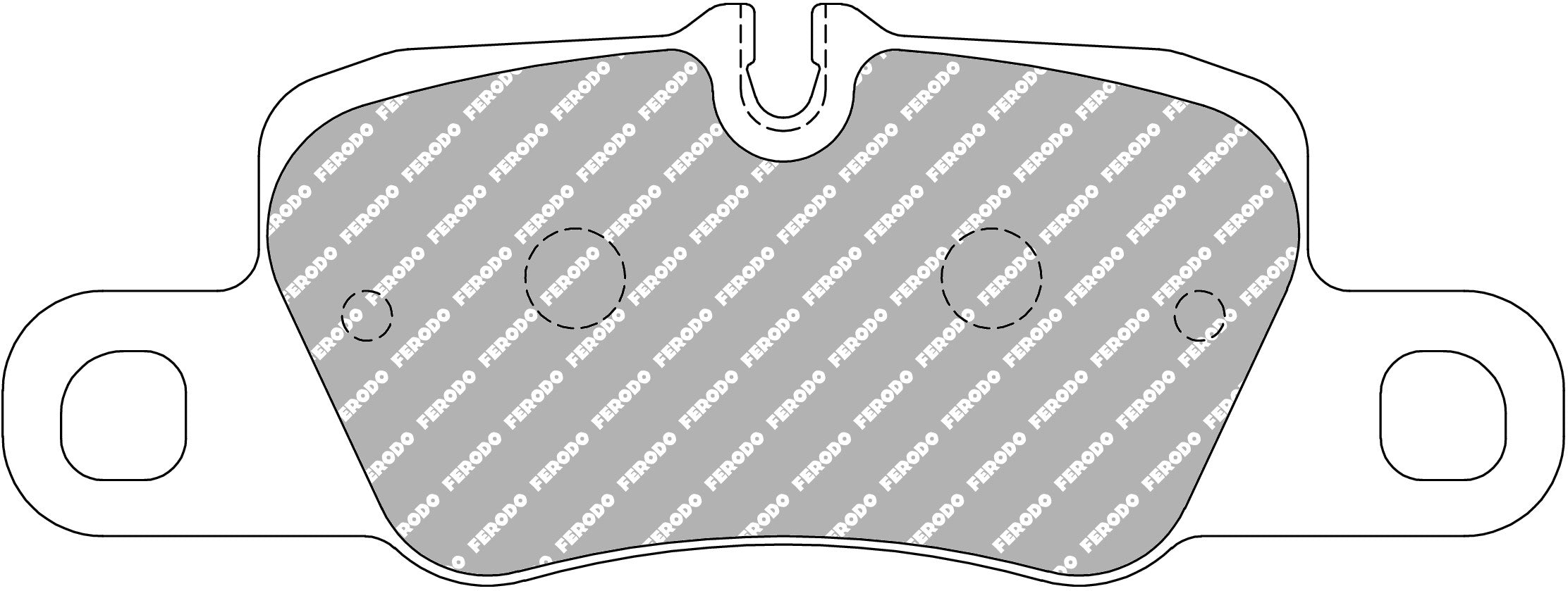 Pastillas de freno traseras Ferodo Racing - Porsche 911 S/GTS 991