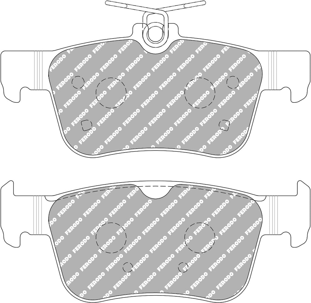 Ferodo Racing Rear Brake Pads - Honda Civic Type R FL5