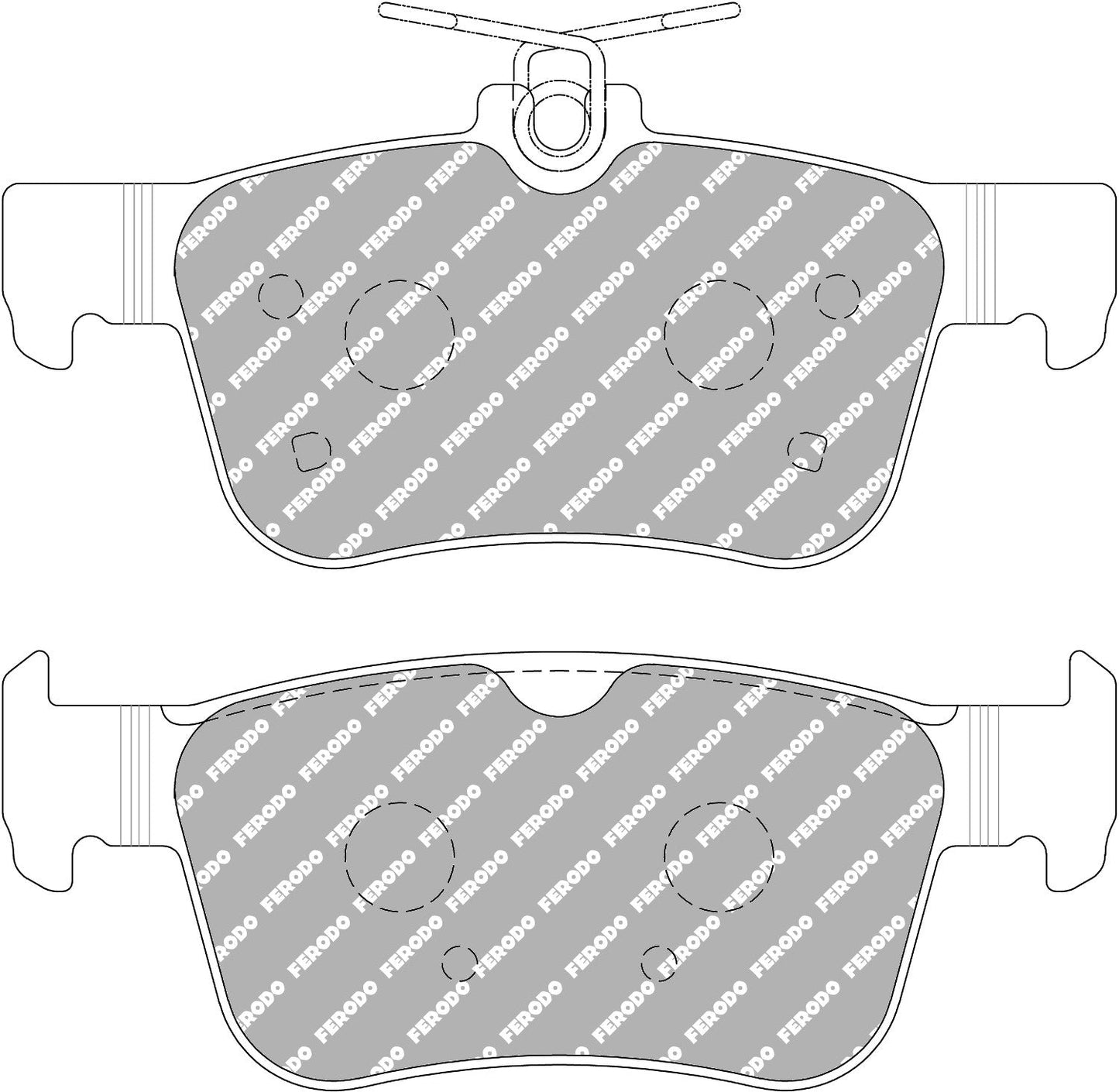 Ferodo Racing Rear Brake Pads - Honda Civic Type R FL5