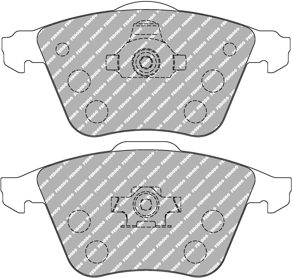 Pastillas de freno delanteras Ferodo Racing - Ford Focus ST Mk2