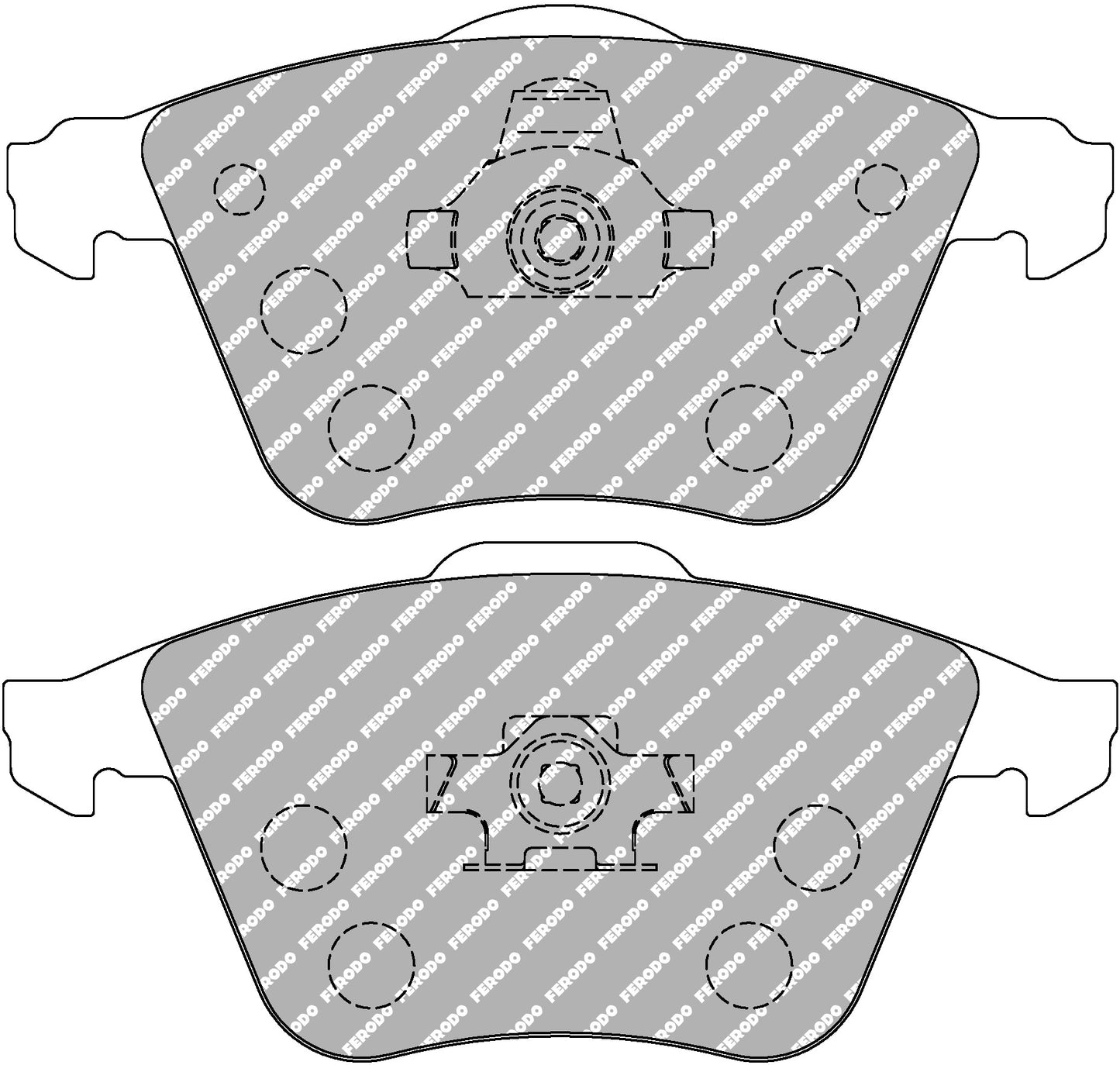 Ferodo Racing Front Brake Pads - Ford Focus ST Mk2