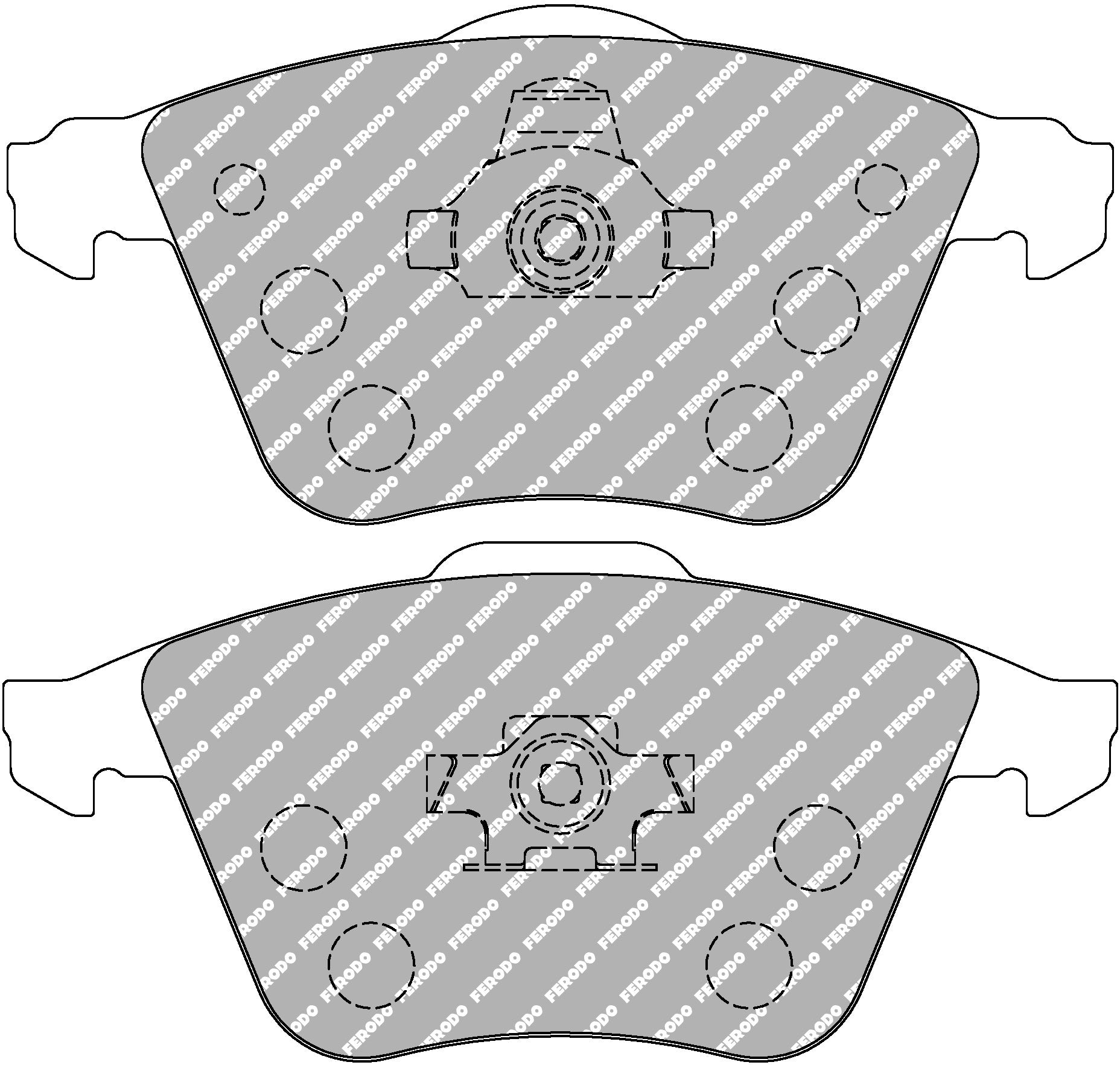 Ferodo Racing Front Brake Pads - Ford Focus ST Mk2