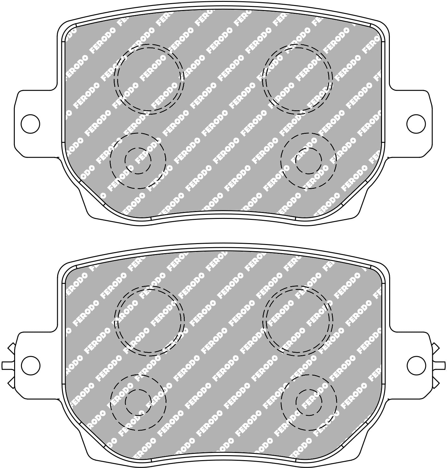 Ferodo Racing Rear Brake Pads - Tesla Model 3