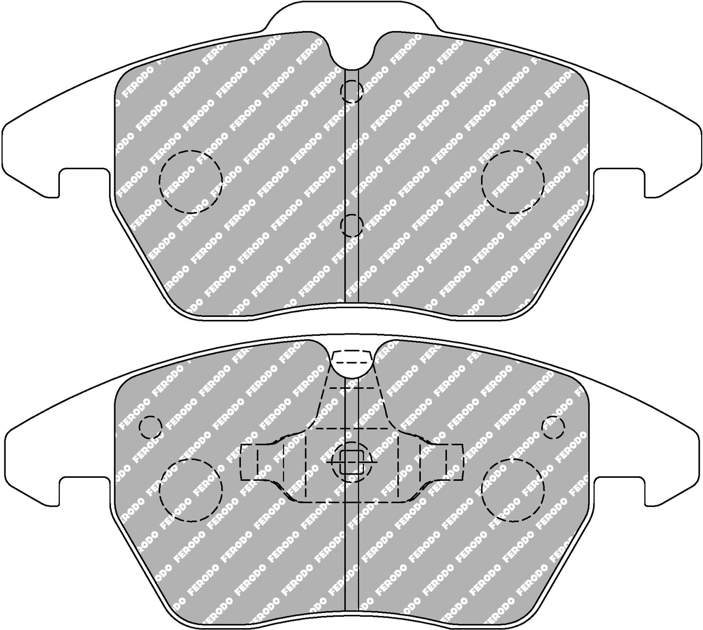 Ferodo Racing Front Brake Pads - Audi S1 8X