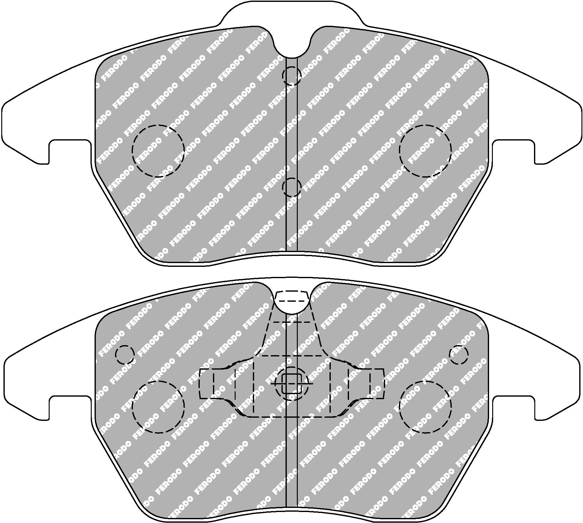 Pastillas de freno delanteras Ferodo Racing - Audi S1 ​​8X