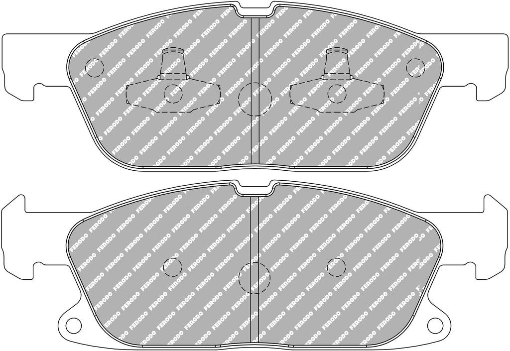 Plaquettes de frein avant Ferodo Racing – Ford Focus ST Mk4