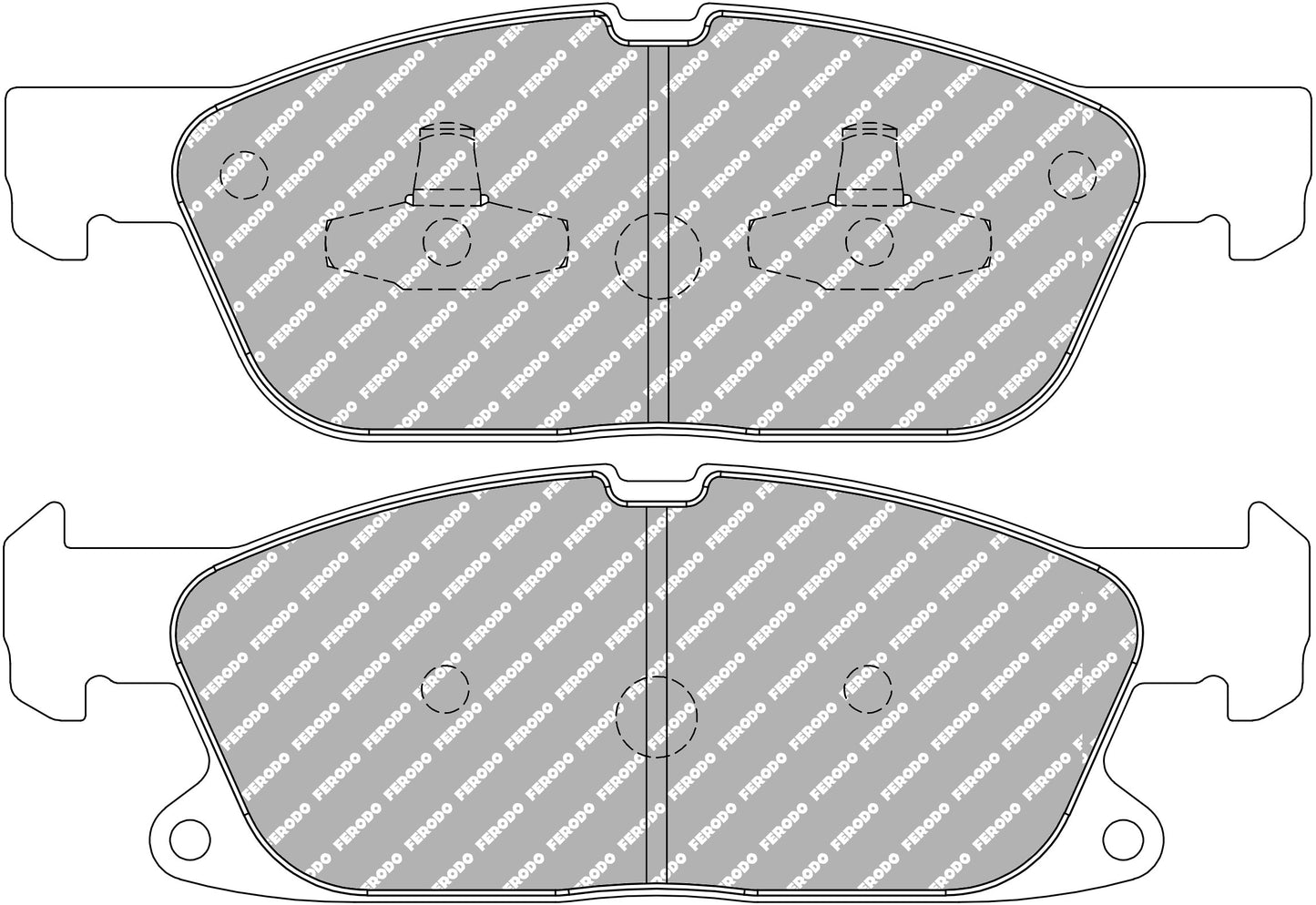 Ferodo Racing Front Brake Pads - Ford Focus ST Mk4