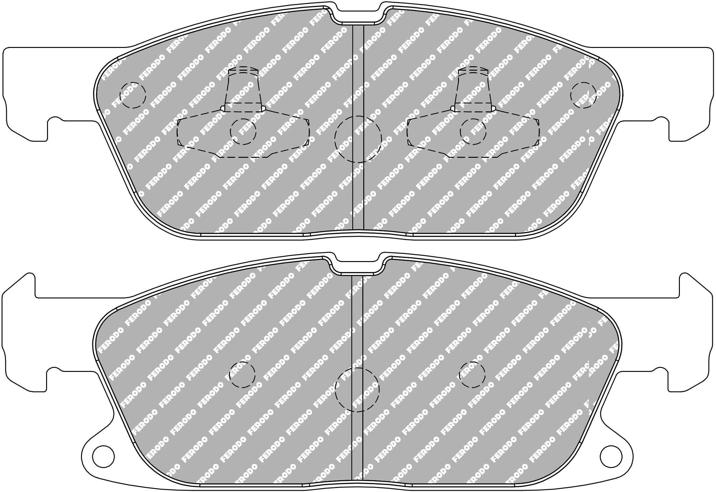 Plaquettes de frein avant Ferodo Racing – Ford Focus ST Mk4