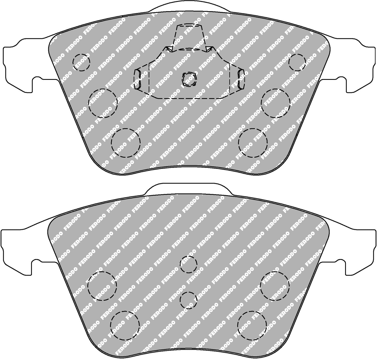 Ferodo Racing Front Brake Pads - VW Scirocco R