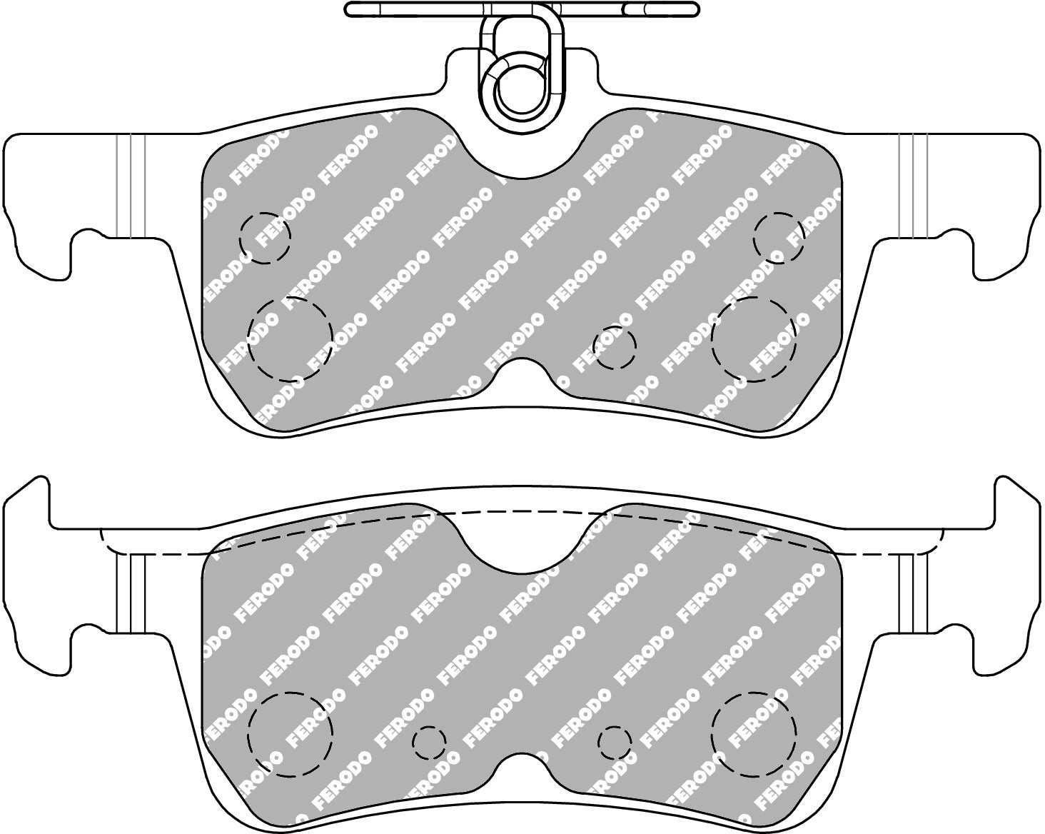 Ferodo Racing Rear Brake Pads - Ford Fiesta ST Mk8
