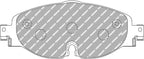 Plaquettes de frein avant Ferodo Racing pour VW Golf GTI Mk7