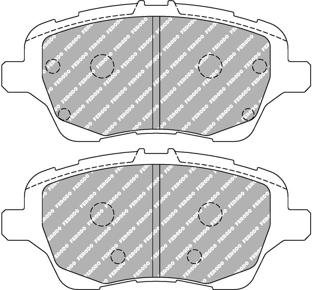 Ferodo Racing Front Brake Pads - Ford Fiesta ST Mk7