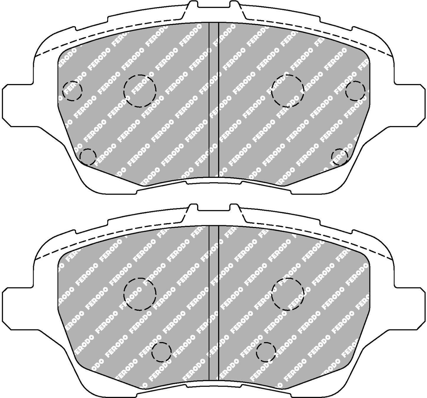 Ferodo Racing Front Brake Pads - Ford Fiesta ST Mk7