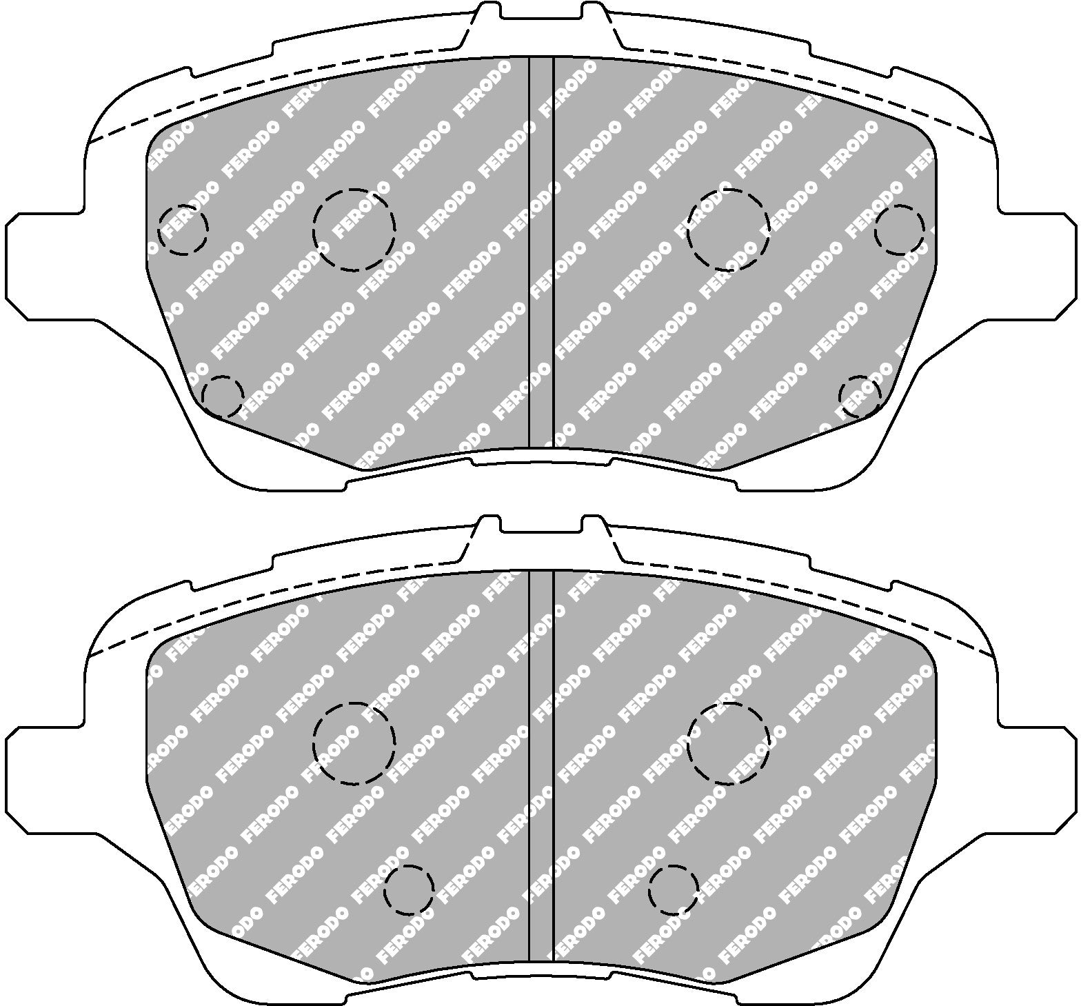 Plaquettes de frein avant Ferodo Racing – Ford Fiesta ST Mk7