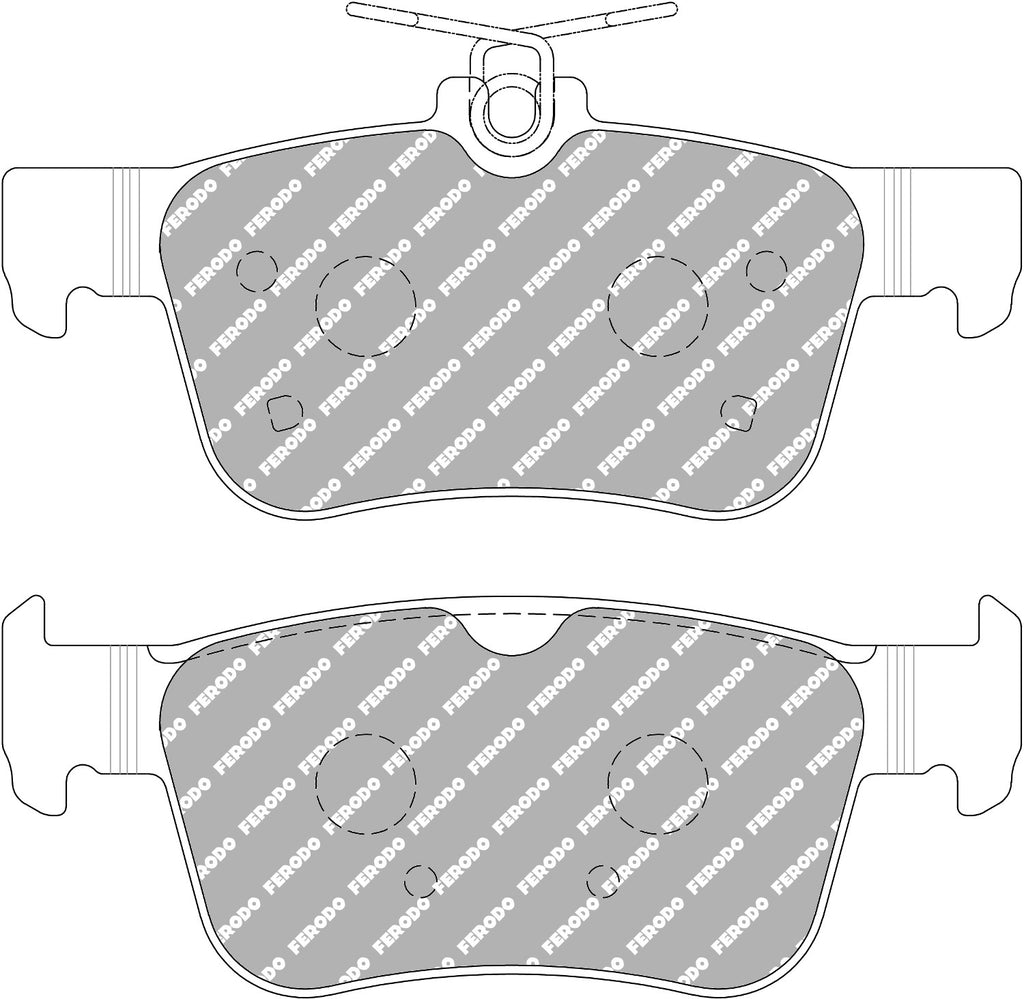 Ferodo Racing Rear Brake Pads - Honda Civic Type R FK8