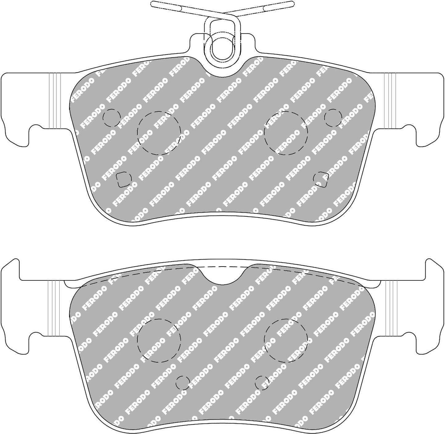 Ferodo Racing Rear Brake Pads - Honda Civic Type R FK8