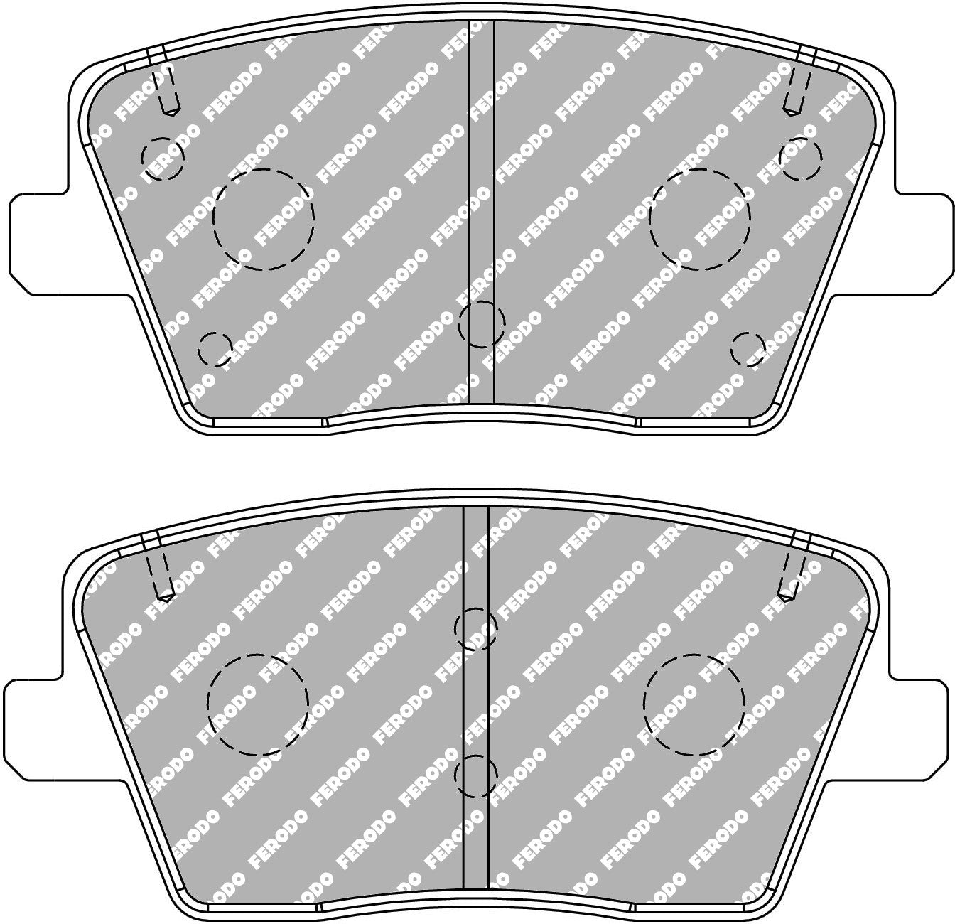 Ferodo Racing Rear Brake Pads - Hyundai Kona N