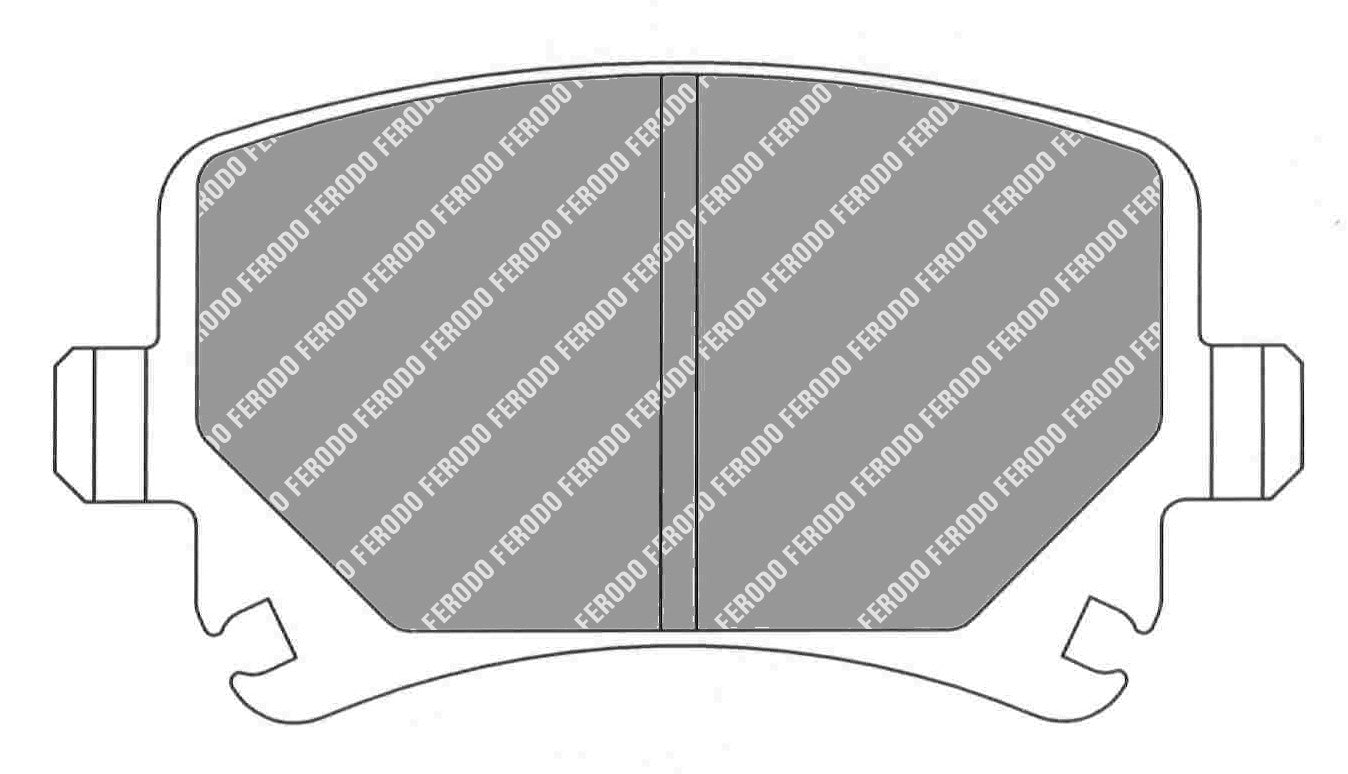 Ferodo Racing Rear Brake Pads - VW Scirocco R