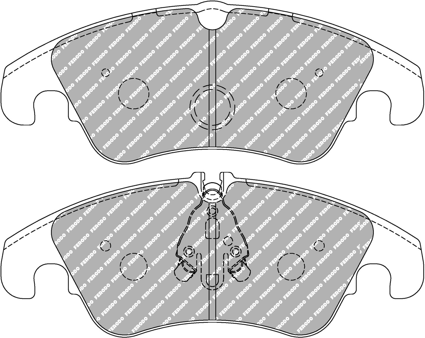 Ferodo Racing Front Brake Pads - Ford Focus RS Mk2