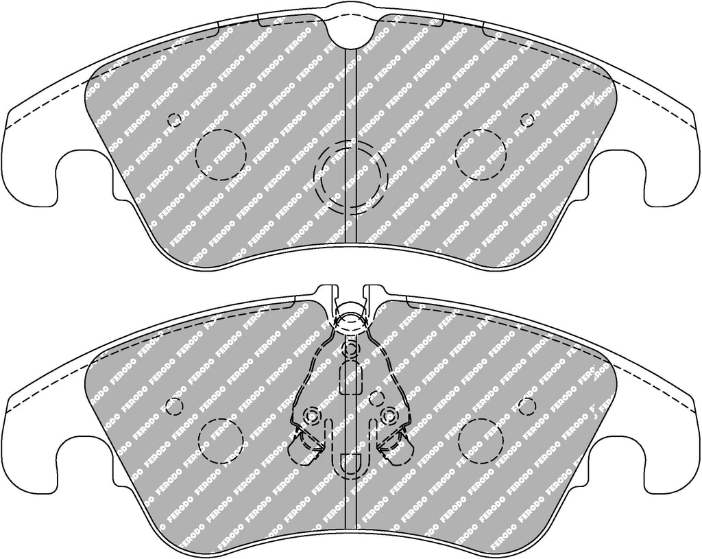 Plaquettes de frein avant Ferodo Racing – Audi S4/S5 B8