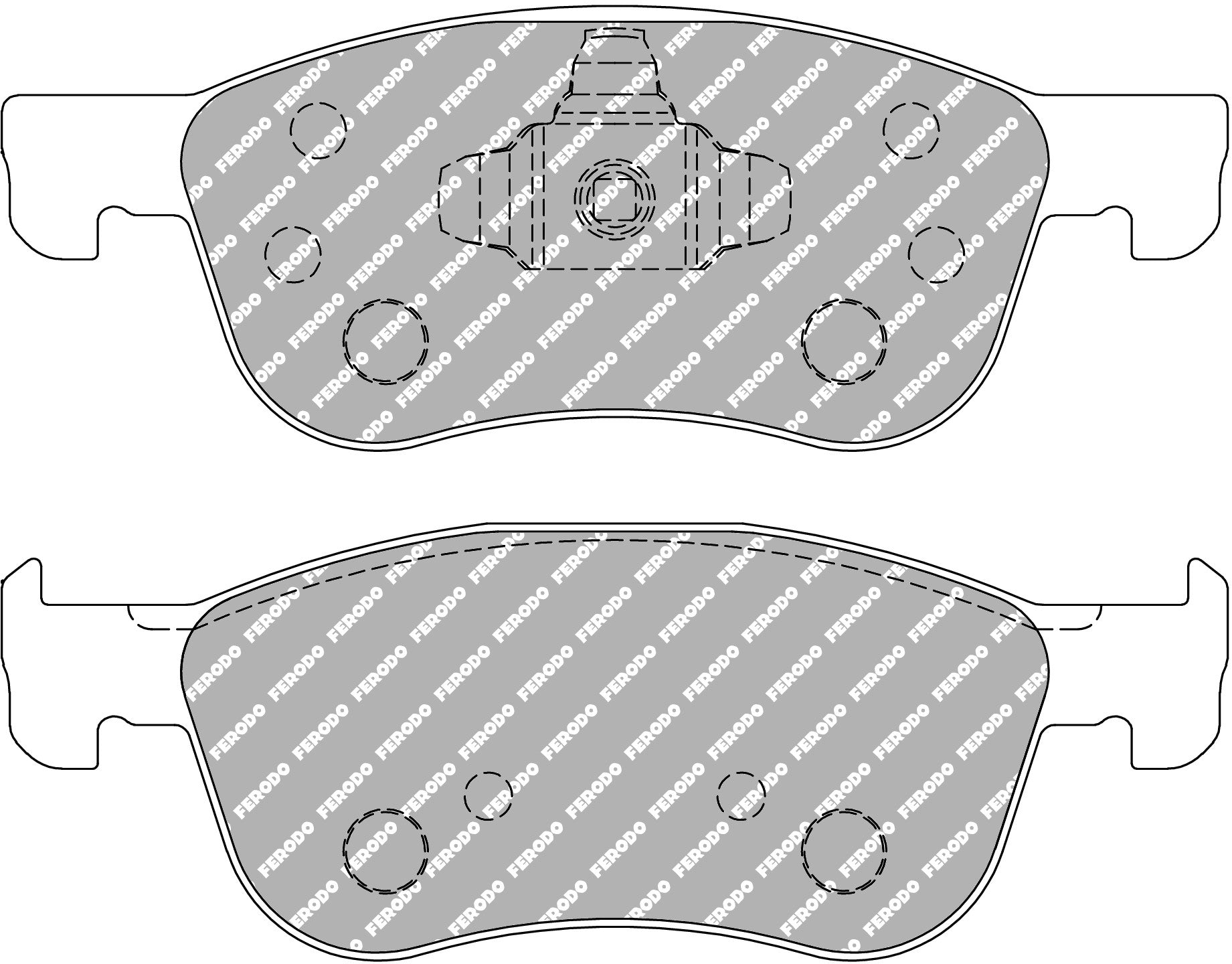 Ferodo Racing Front Brake Pads - Ford Fiesta ST Mk8