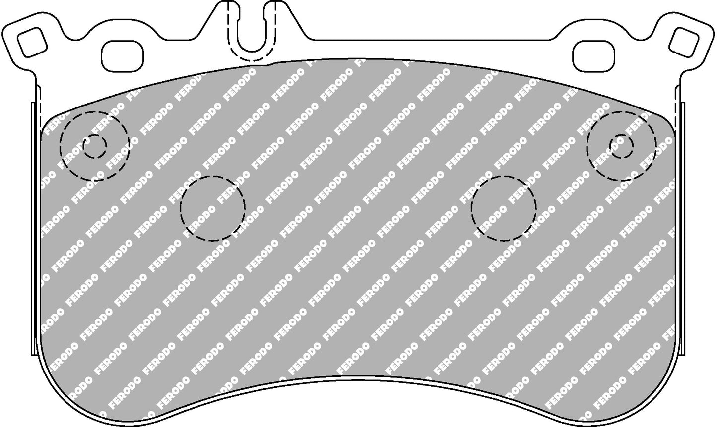 Ferodo Racing Front Brake Pads - Mercedes A45 W176 and CLA45 C117