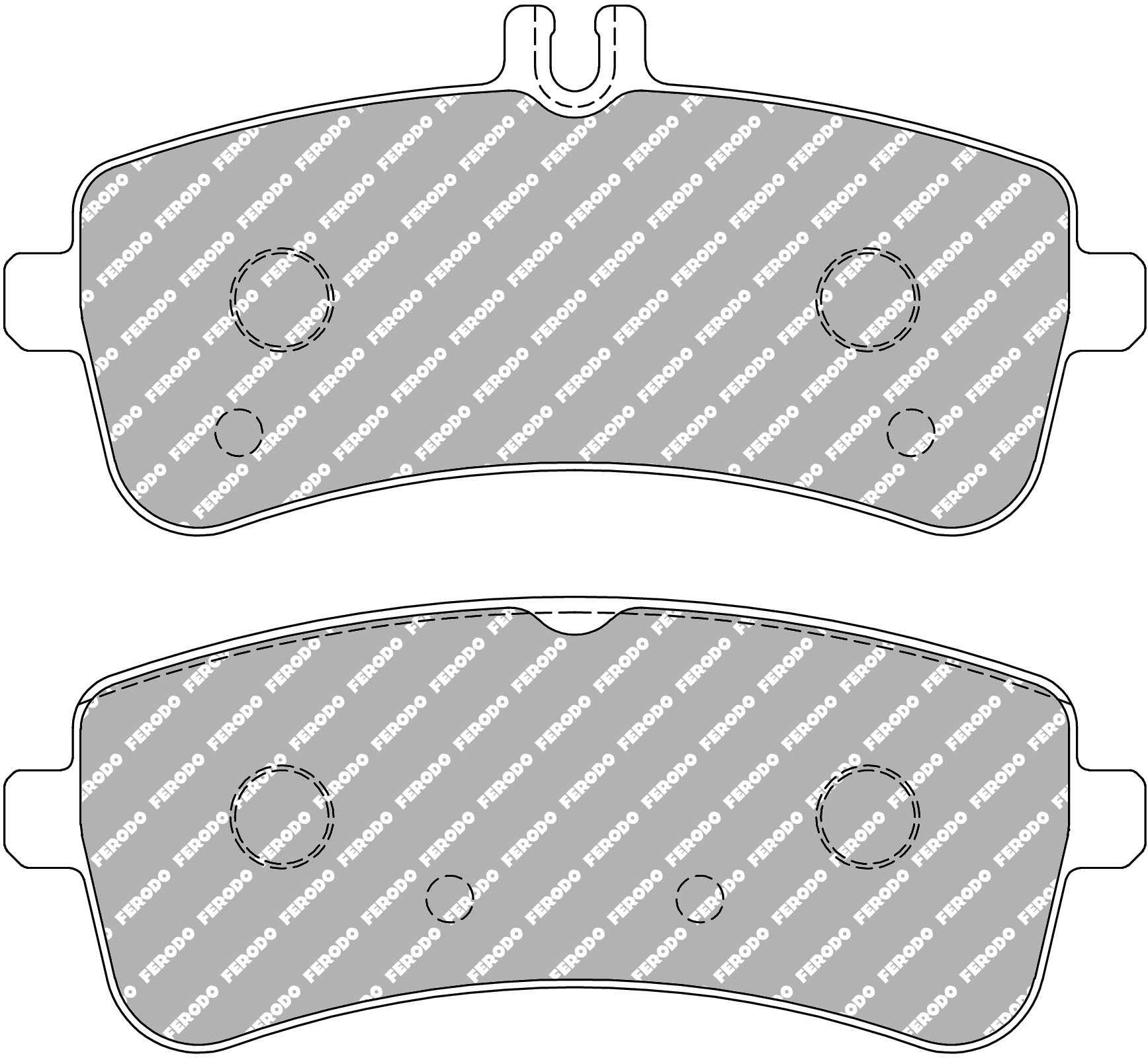 Pastillas de freno traseras Ferodo Racing - Mercedes AMG GT