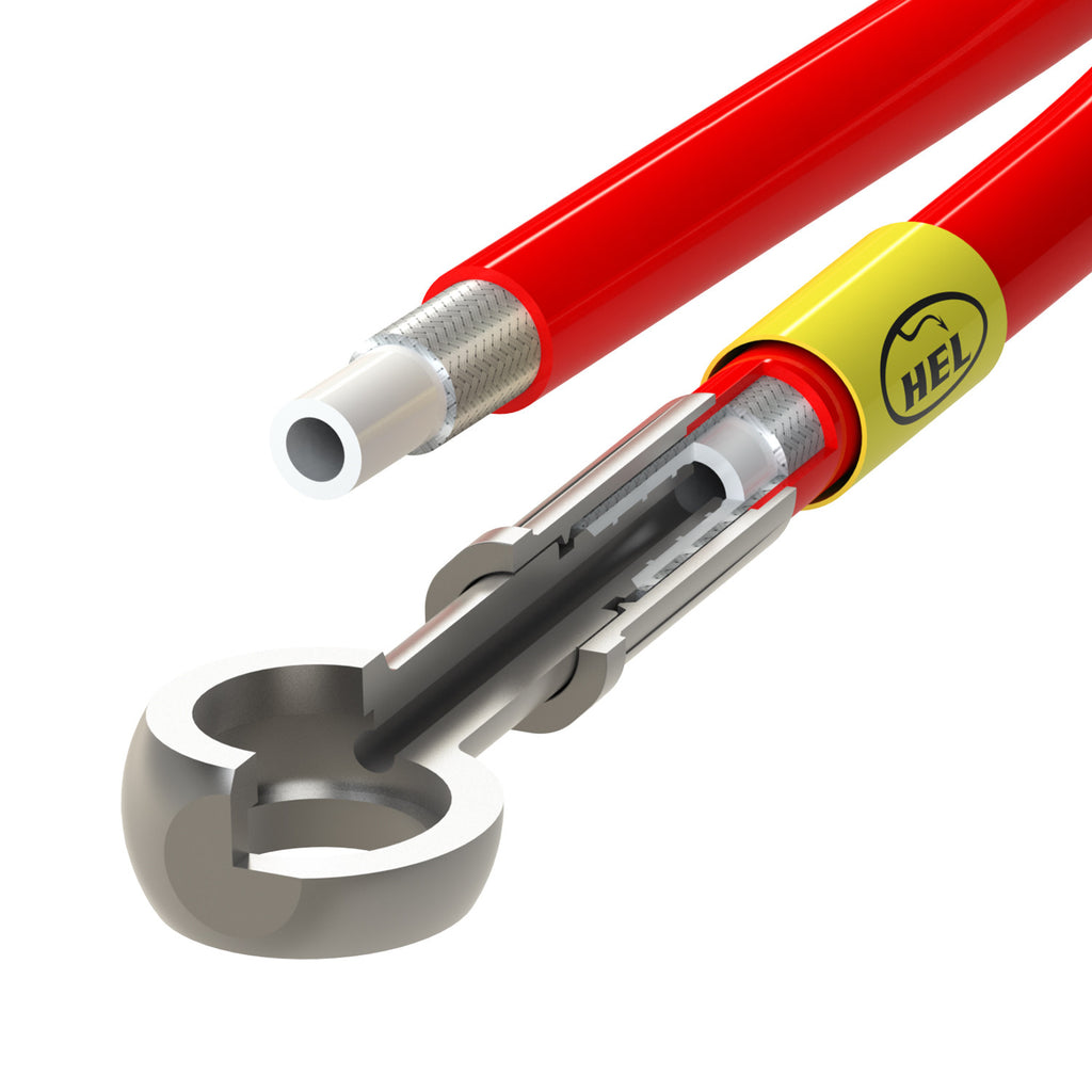 HEL Stainless Steel Braided Brake Lines - MINI Cooper S GP2 R56 12-13 (BMWM-4-073)