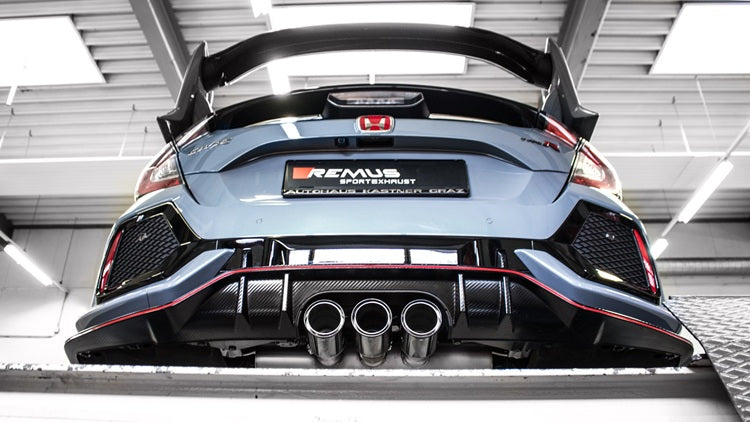 Sistema de escape Downpipe-Back Remus para Honda Civic Type R FK8