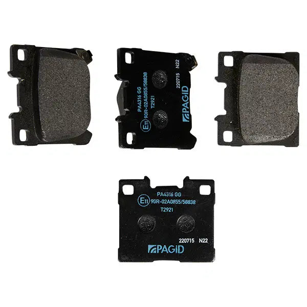 Pagid OE Replacement Rear Brake Pads - Toyota GR Yaris + Corolla