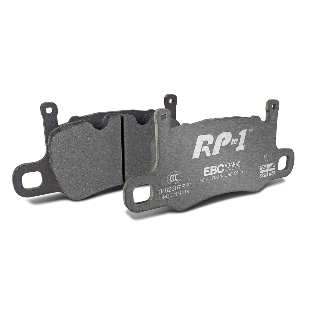 EBC Racing RP-1 Porsche Boxster Spyder/Cayman GT4 981 Rear Performance Brake Pads DP82207RP1