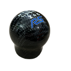 Genuine Carbon Fibre Gear Knob - RS Logo - Car Enhancements UK