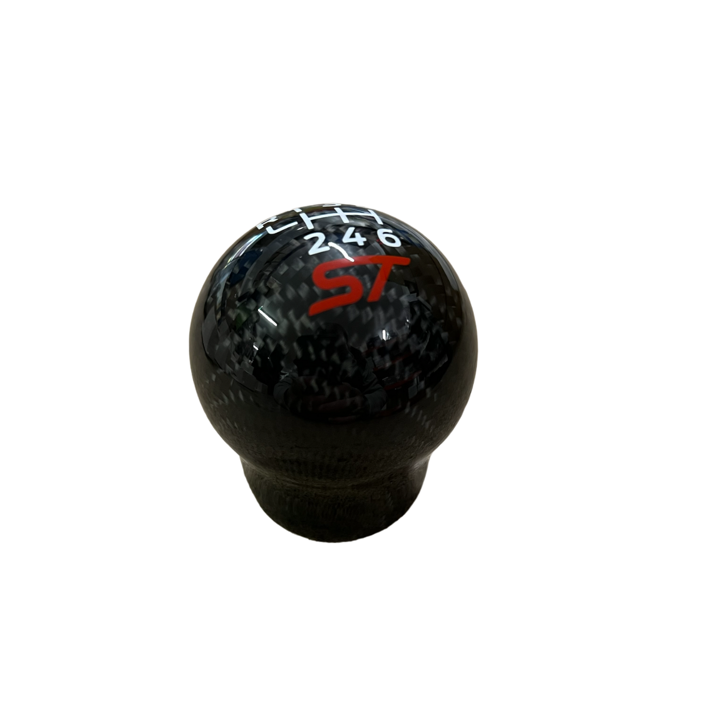 Genuine Carbon Fibre Gear Knob - ST Logo - Car Enhancements UK