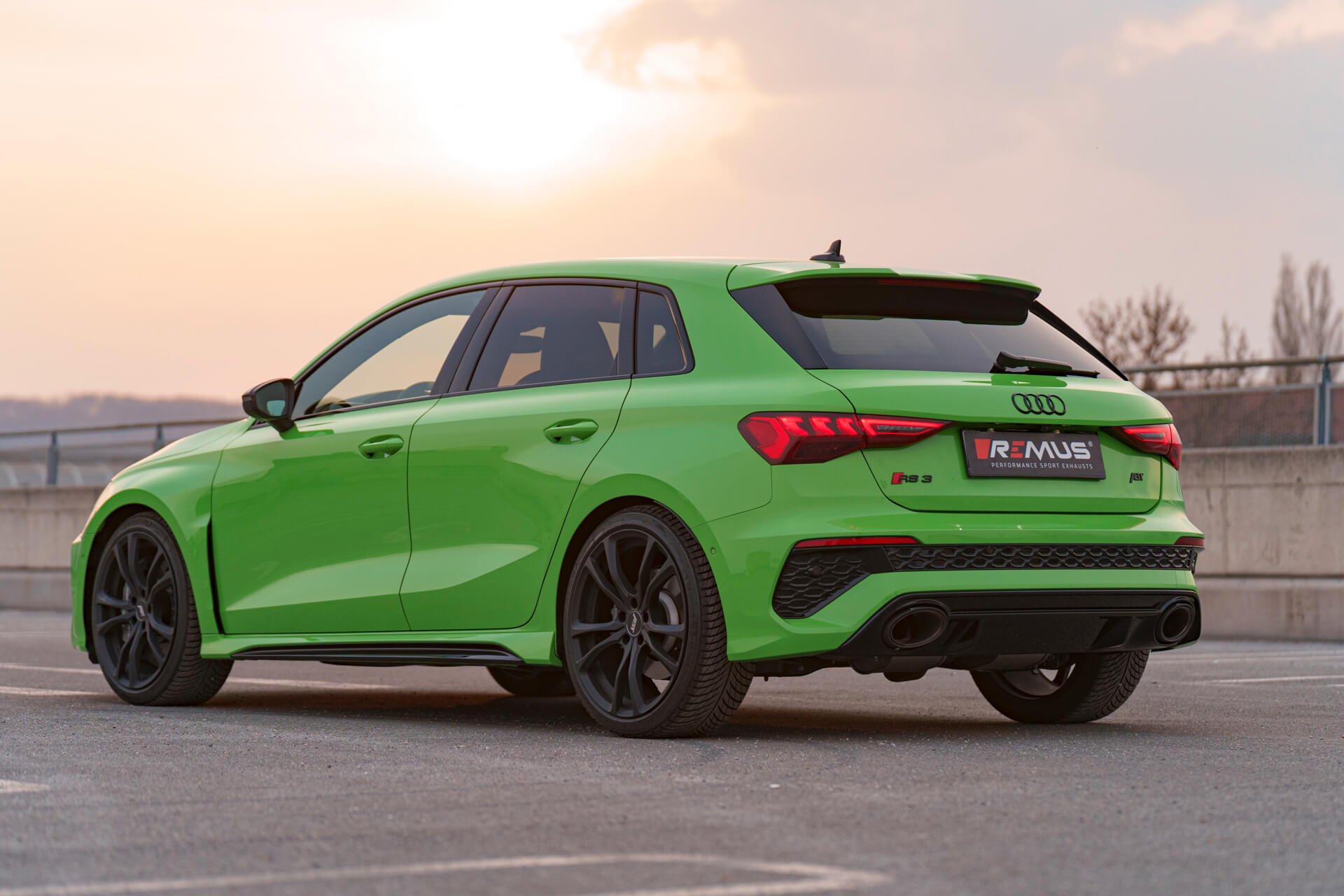 Sistema de escape trasero GPF para el Audi RS3 8Y Hatchback de Remus