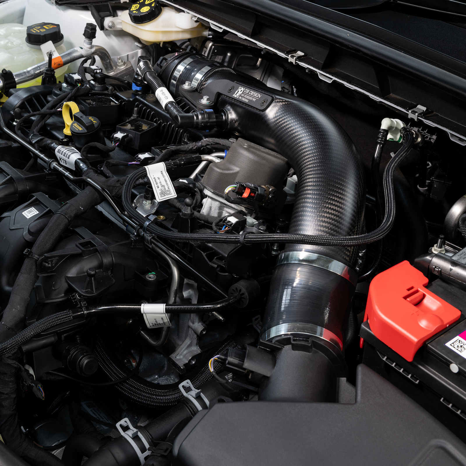 ZERONINE Design HVF Carbon Crossover Pipe Kit - Ford Focus ST Mk4