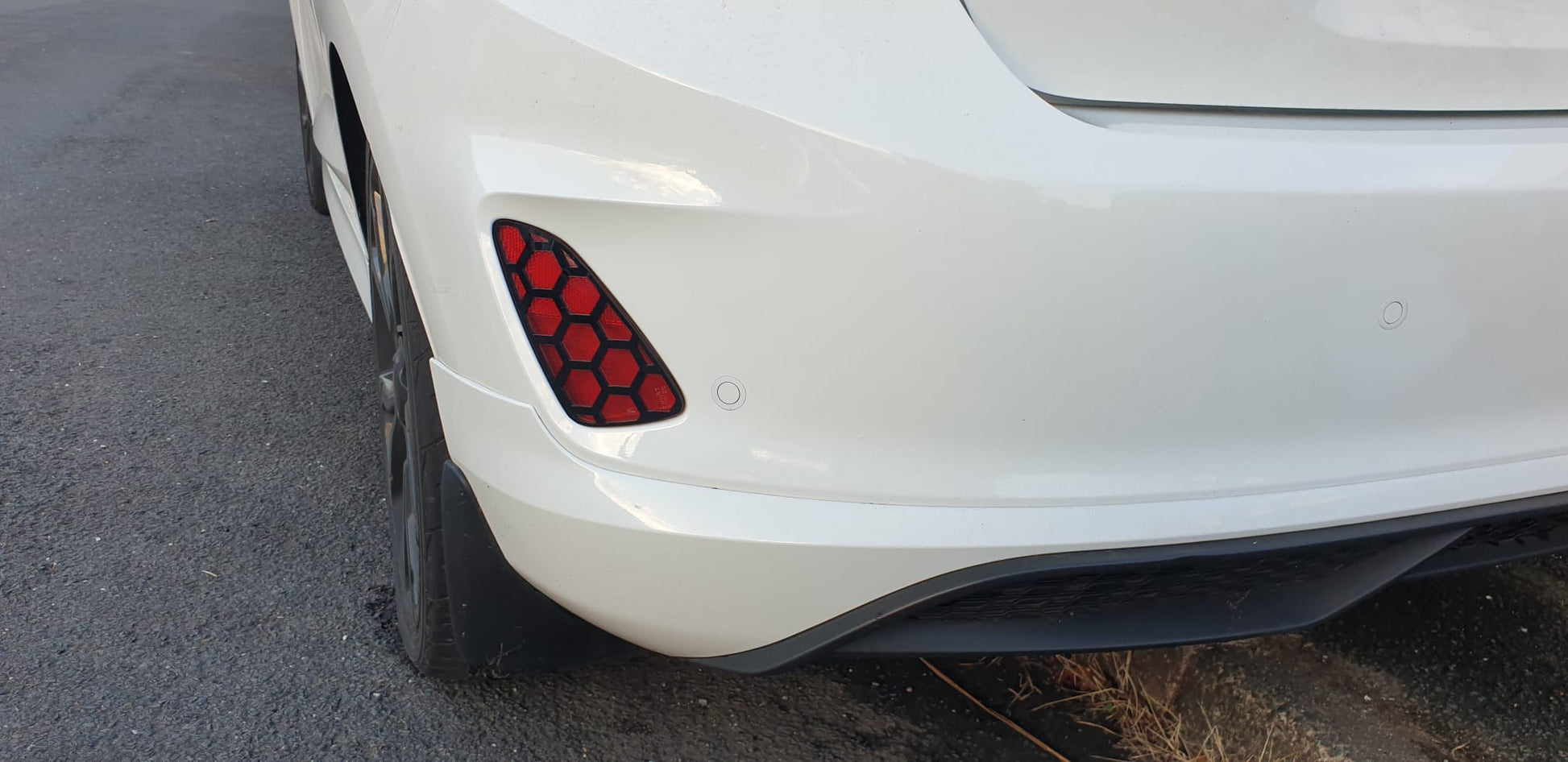 CEUK Rear Bumper Fog/Reflector Guards - MK8 & MK8.5 Fiesta (All Models) - Car Enhancements UK