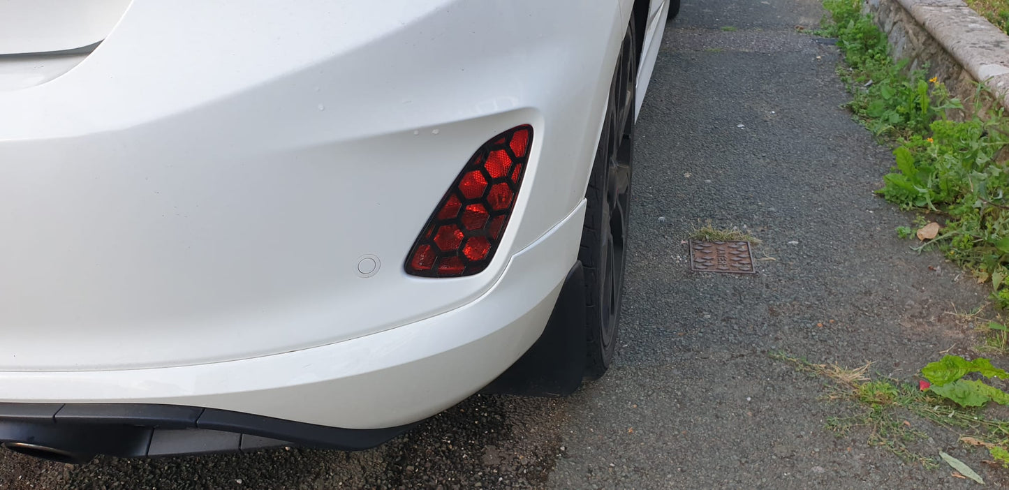 CEUK Rear Bumper Fog/Reflector Guards - MK8 & MK8.5 Fiesta (All Models) - Car Enhancements UK