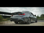 Escape trasero de alto rendimiento GPF/PPF con salida cuádruple con válvula Cobra Sport para BMW M340i y M440i (G20/G21) (19&gt;)