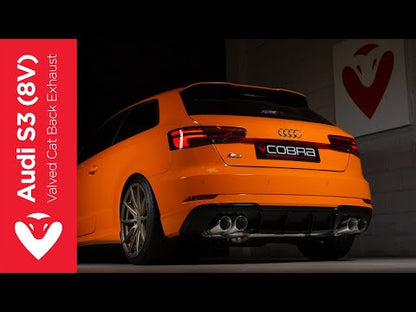 Cobra Sport Audi S3 (8V) 5-DOOR SPORTBACK (13-17) Valved Cat Back Performance Exhaust