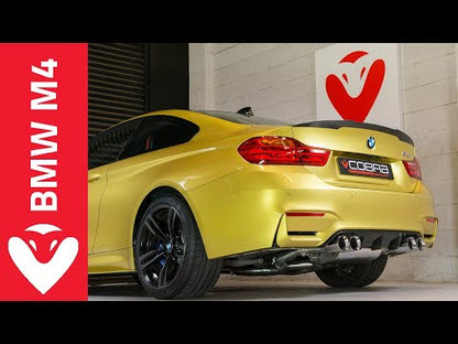 Cobra Sport BMW M3 (F80) & M4 (F82) 3" Valved Secondary Cat Back Performance Exhaust