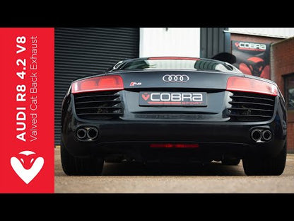 Cobra Sport Audi R8 4.2 V8 FSI Gen 1 (Pre-Facelift) (07-13) Valved Cat Back Performance Exhaust