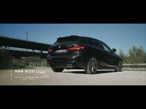 Escape deportivo de alto rendimiento estilo M3 con salida cuádruple GPF/PPF para BMW M135i (F40) de Cobra Sport